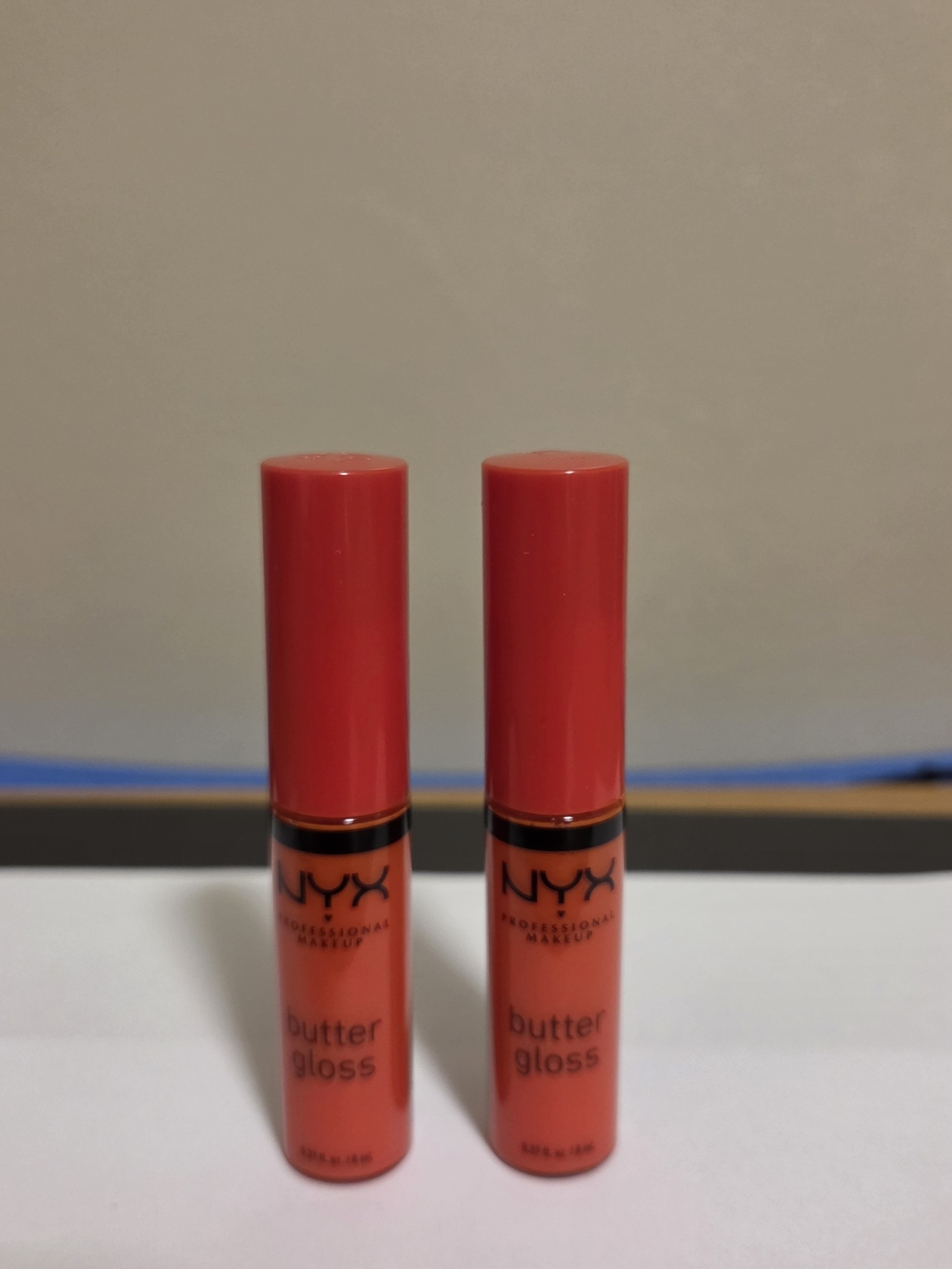 2-NYX Butter Gloss Duo - Coral Orange